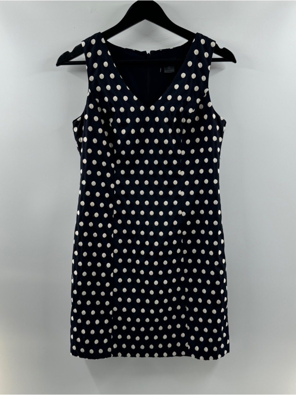Ann Taylor Petite Navy Polka Dot Dress – Women’s 2P